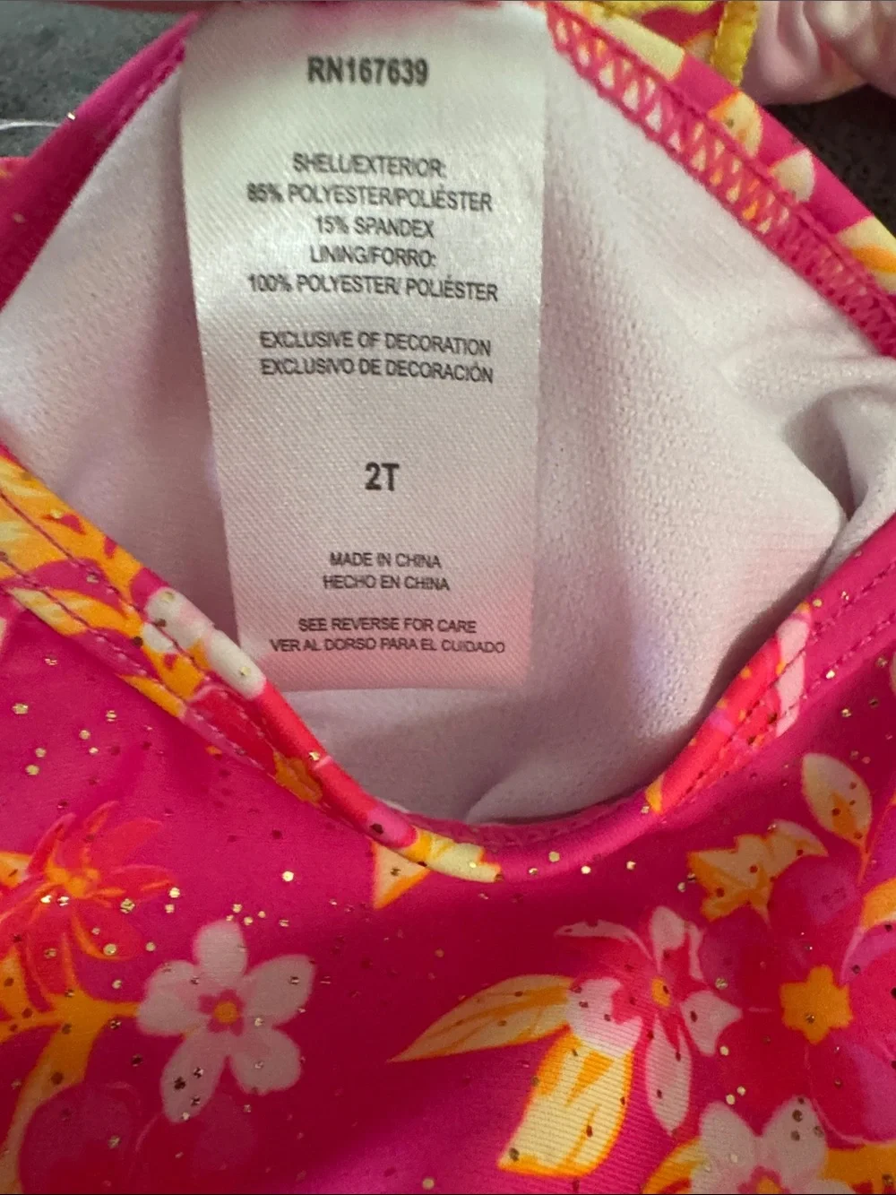 NWT Betsey Johnson swimsuit - Size 2T